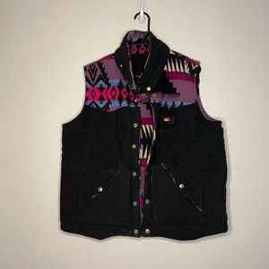 Aviator Nation Corduroy Reversible Vest Western Mens Large